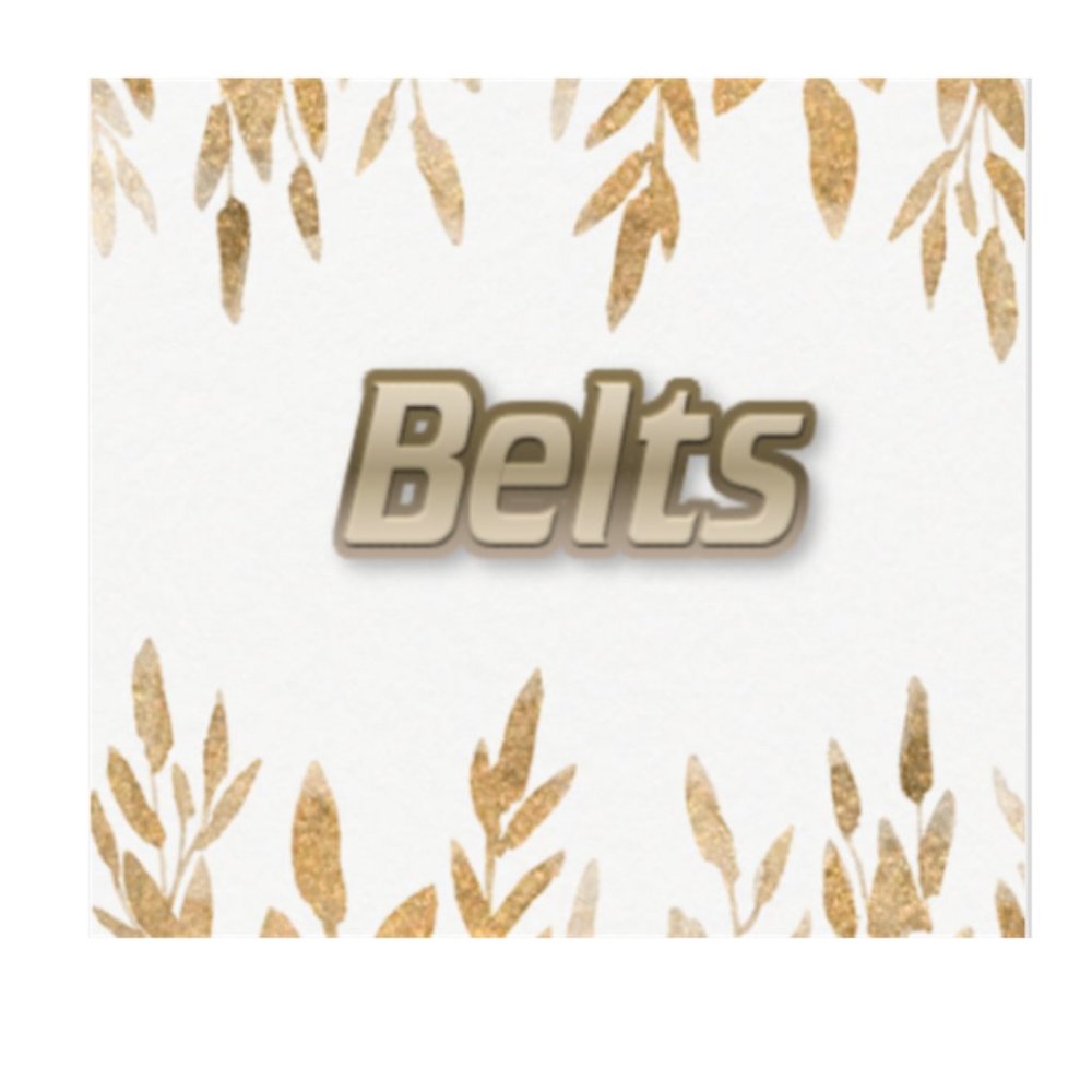 Men/Women/Unisex Belts